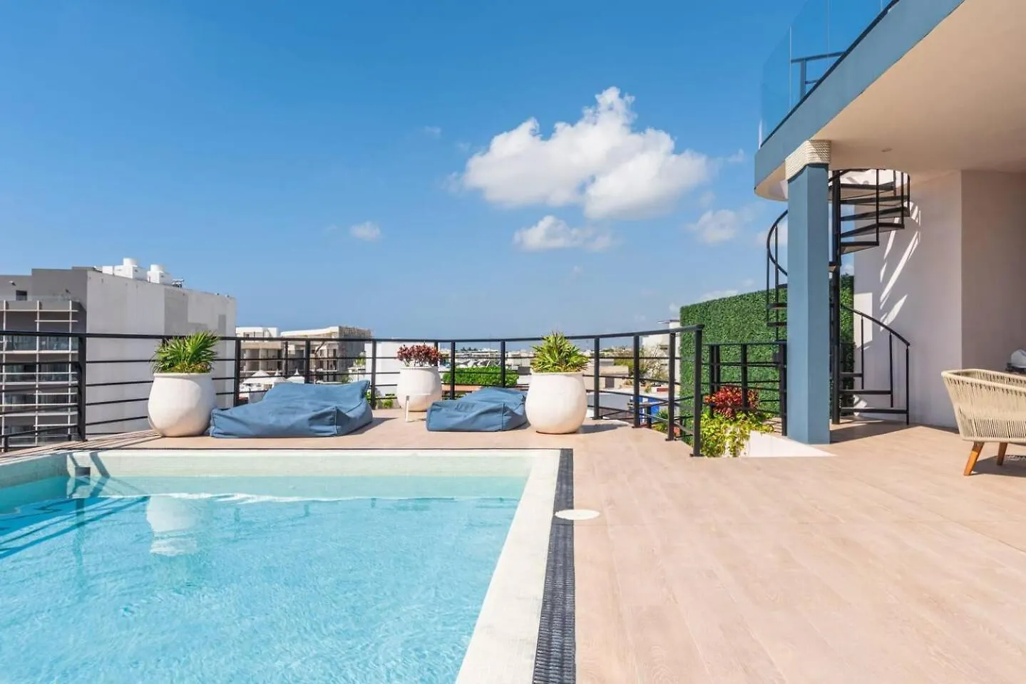 Apartment Beautiful Studio With Ocean View From The Rooftop Playa del Carmen